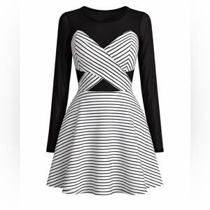 💎 Material Girl Bodycon Mesh Skater - Size Small 💎